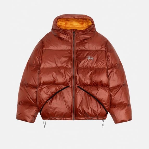 스투시 다운 파카 마이크로 립스타 패딩