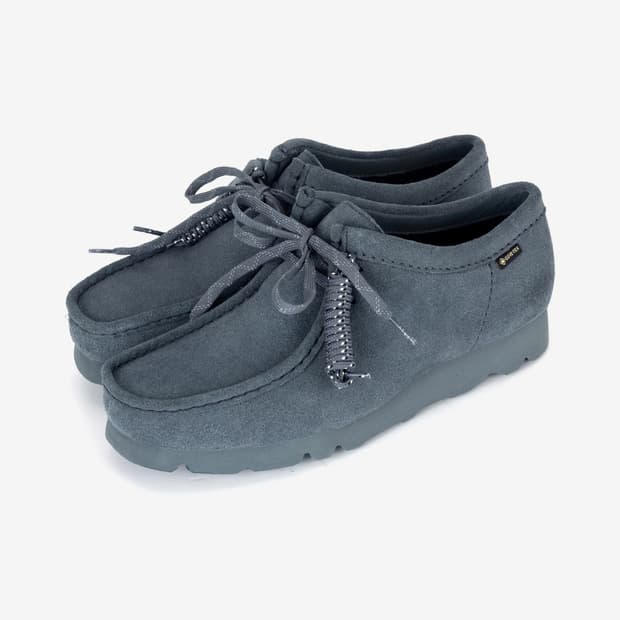 클락스 왈라비 고어텍스 블루그레이