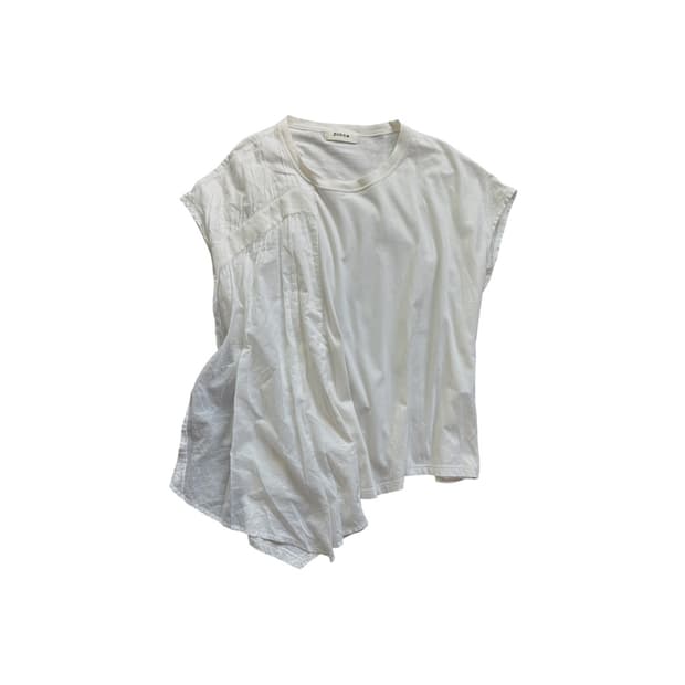 Asymmetric Cut&Sewn Tee