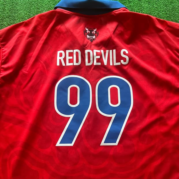 오버더피치 99레드 데빌스 새상품 져지 붉은악마 새상품