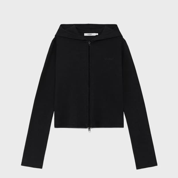 g classic essential rip zip up (black) S