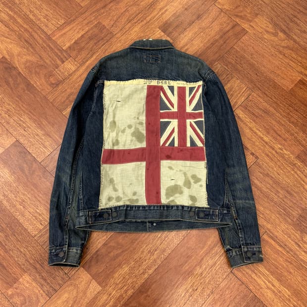 L 폴로 랄프로렌 데님앤서플라이 유니언잭 데님 자켓 
