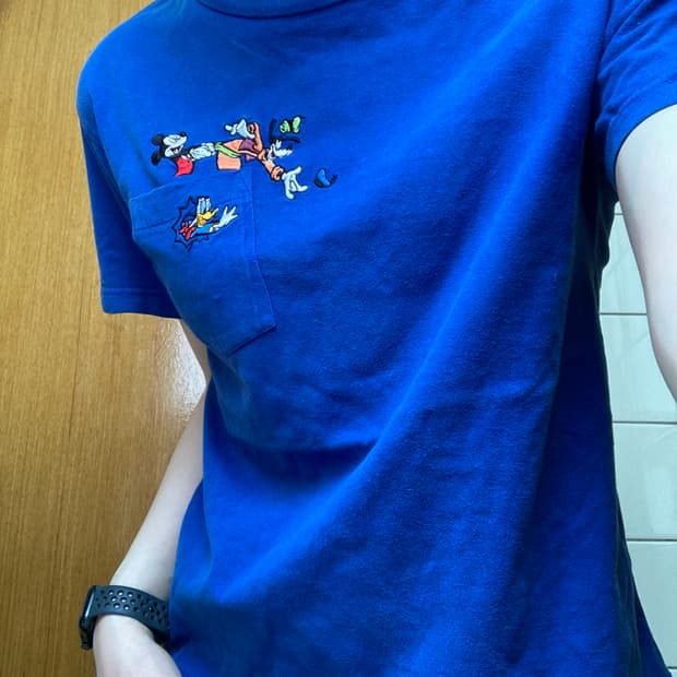 Disney 크롭 반팔