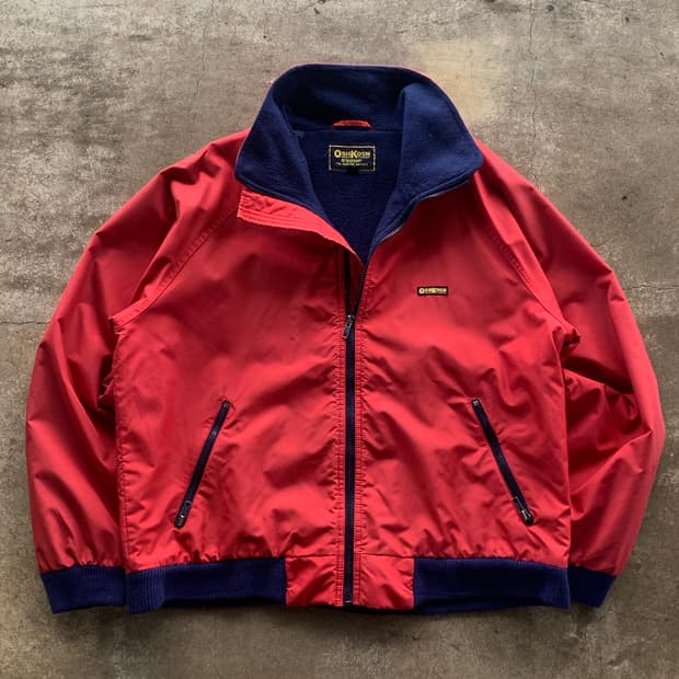 90s 오시코시 비고시 플리스 라인드 나일론 자켓