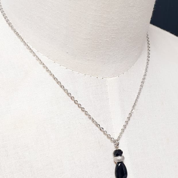 블랙오닉스 목걸이