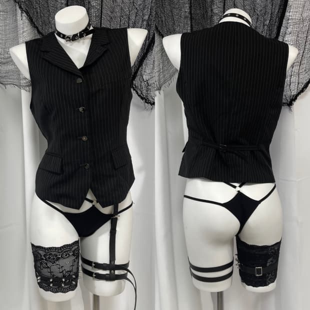 stripe vest