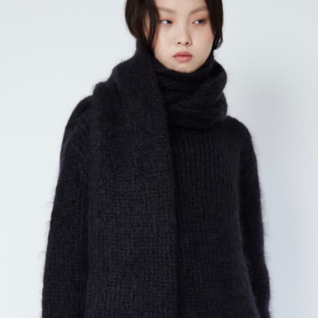 낫띵에브리띵 모헤어 목도리