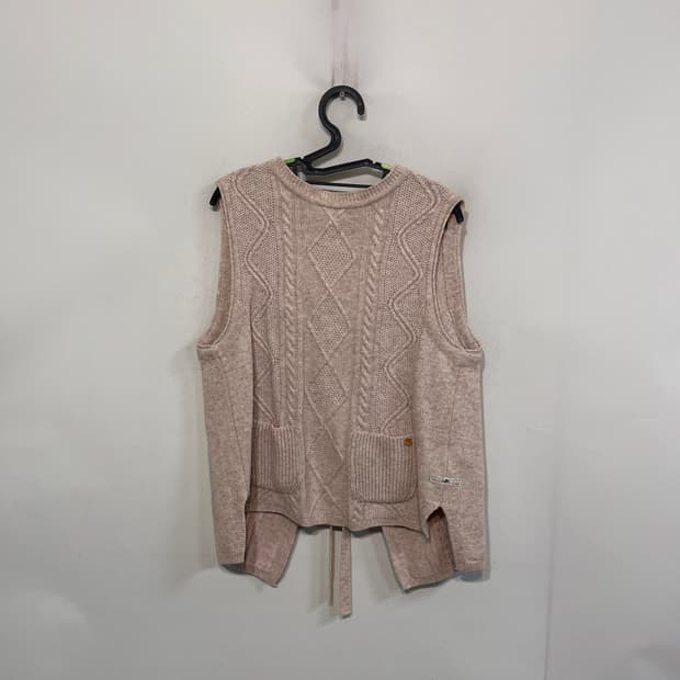 써스데이아일랜드 니트 조끼 S