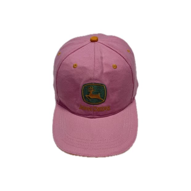 존 디어 John Deere 빈티지 핑크 볼캡 모자