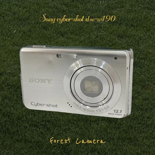 소니 사이버샷 dsc-w190 디지털카메라 빈티지디카