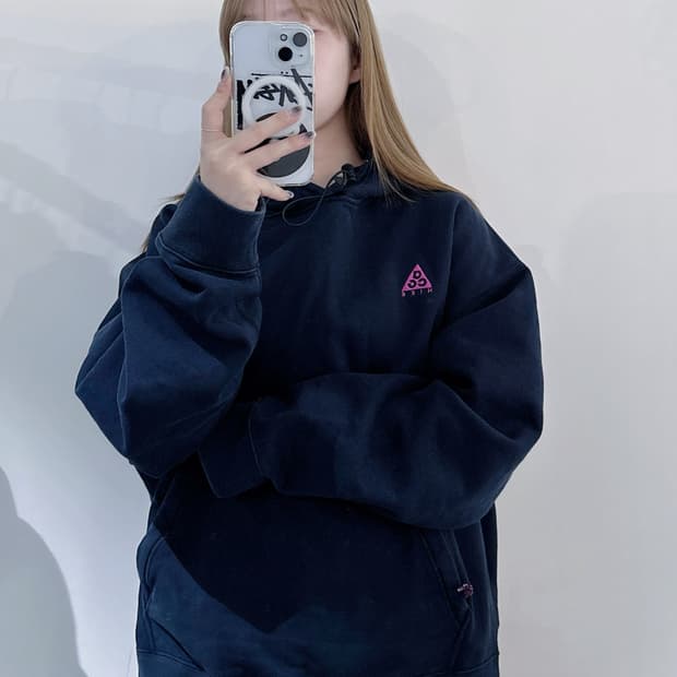 나이키 acg 블랙 후드