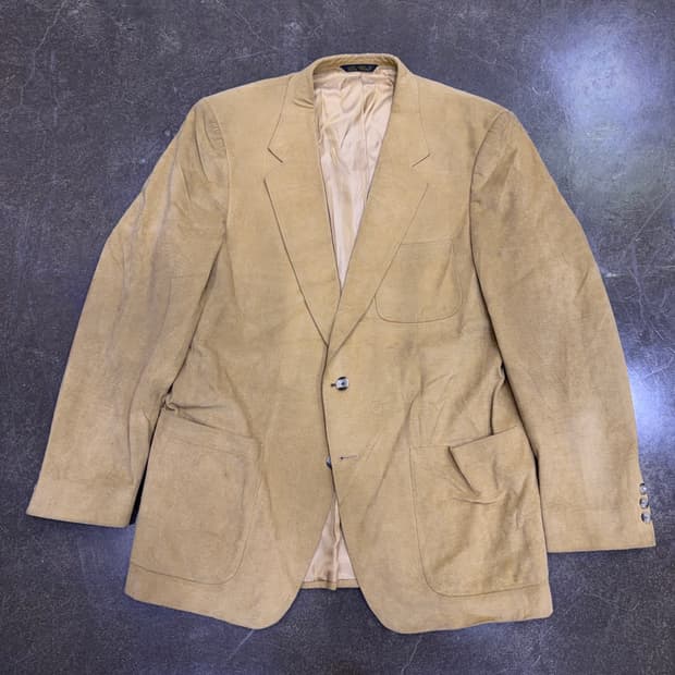 Stanton 스트라우스 테일러 울트라 스웨이드 캐쥬얼 싱글자켓 M