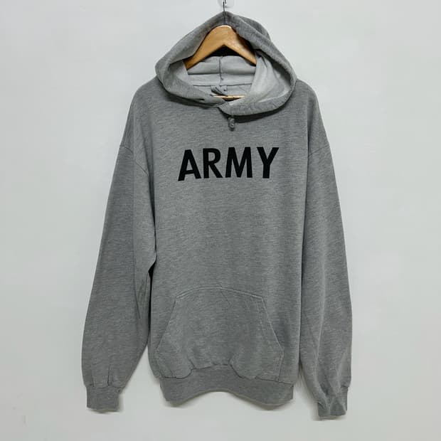 90-00's US Army Rothco Grey Hoodie Sweat