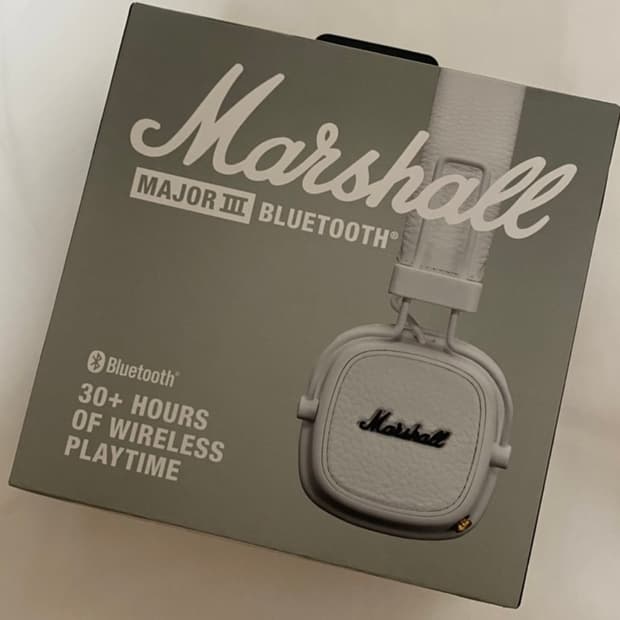 마샬 Major III 블루투스 헤드폰 화이트 새 상품