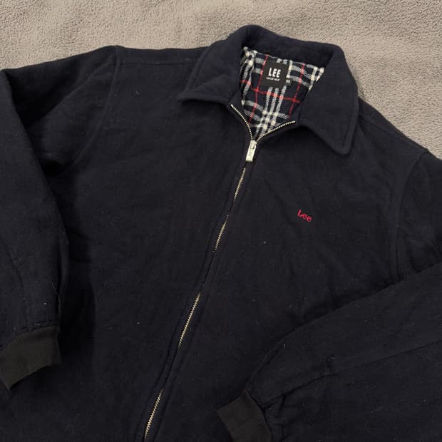 [ 정품/95 ] Lee 리 울 블루종 자켓
