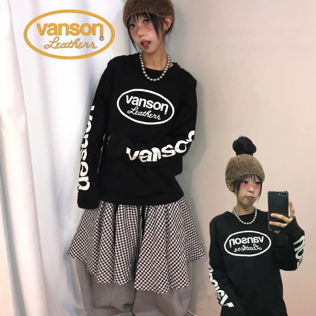 Vanson Logo Long Sleeves