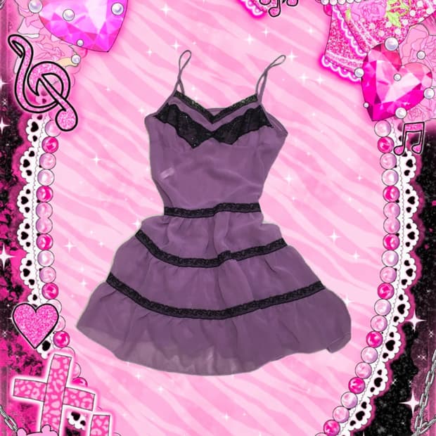 하라주쿠 y2k 갸루 슬립