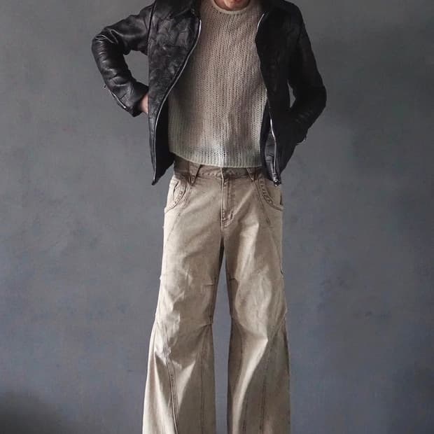 Sachraga 서킷 패널 데님