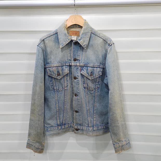 USA 70-80s 리바이스 75505 0217 데님자켓- 38사이즈