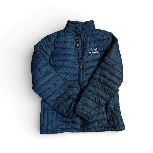 [SUBARU] 스바루 로고 경량 퀼팅 패딩 자켓 (L)