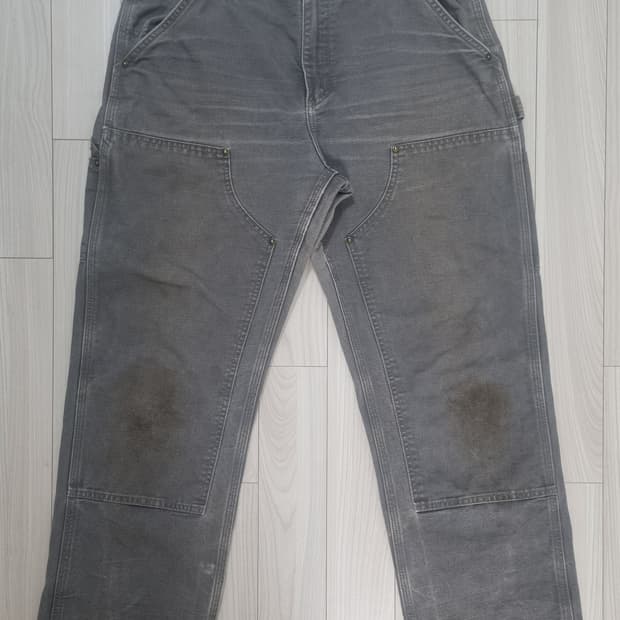 칼하트 더블니 카펜터 팬츠 B136 GVL 33X30