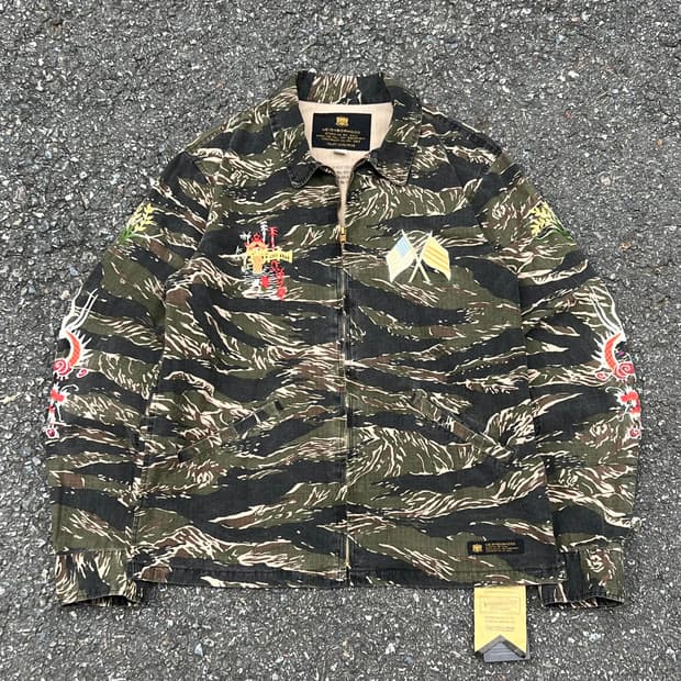 Neighborhood Tiger Camo Souvenir Jacket