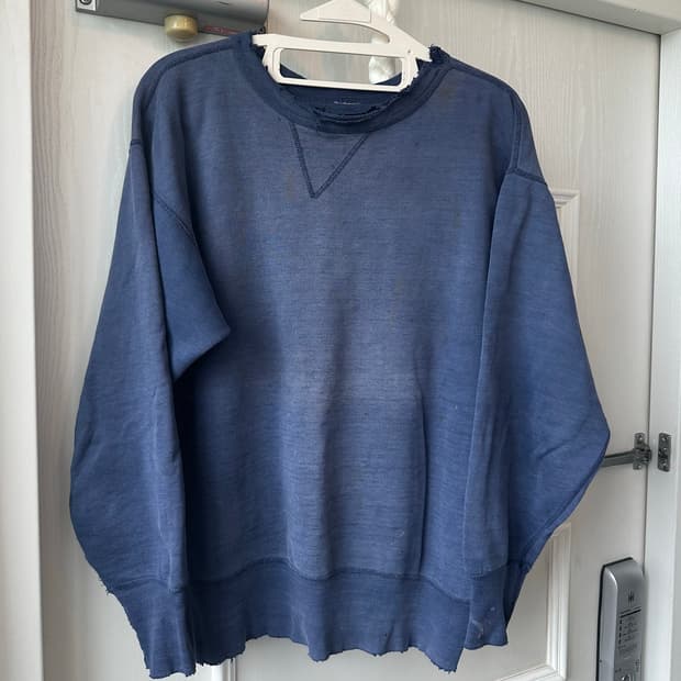 hard fade 50s single V sweatshirt