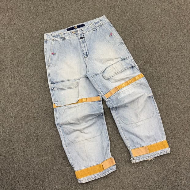 40)마리떼 프랑소와 저버 빈티지 Y2K 올드스쿨 힙합팬츠