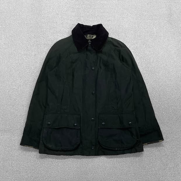바버 Barbour 뷰포트 왁스 자켓 세이지그린