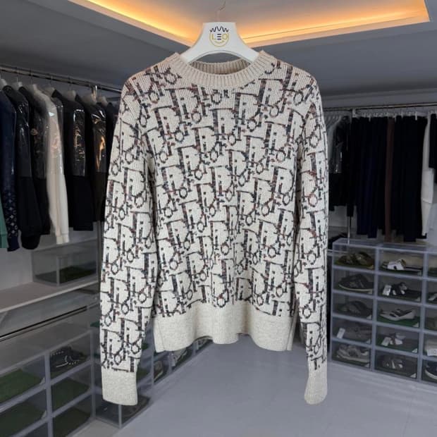 [리오브전포점] 디올 오블리크 자카드 울 니트