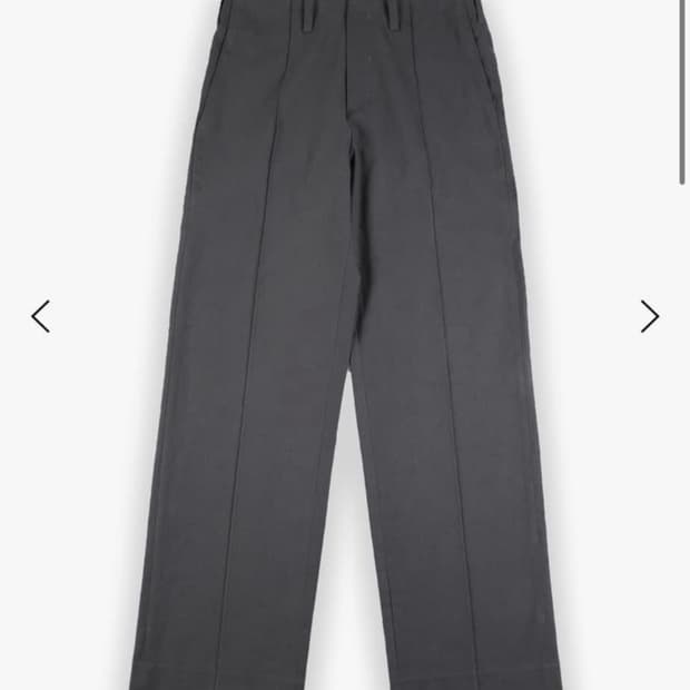 Stitch crease trouser (charcoal)