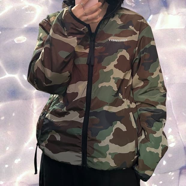 디스이즈네버댓 리버시블 양면 후리스 플리스 블랙 S 