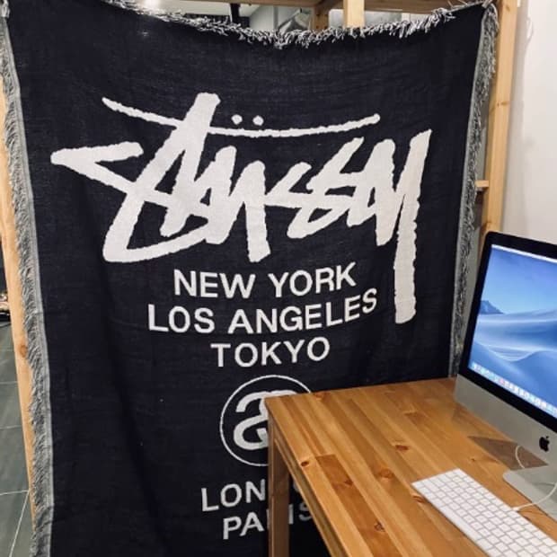 스투시 월드투어 블랭킷 담요