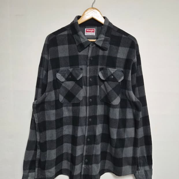 랭글러Wrangler 체크 플란넬 셔츠 XL사이즈 - S310
