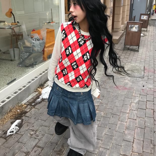 Bape Argyle pattern Sweatshirts