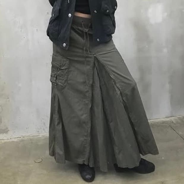 카고 롱 스커트