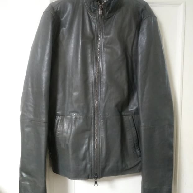 알마니 익스체인지 가죽자켓