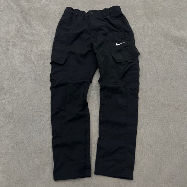 M 나이키 블랙 카고바지
