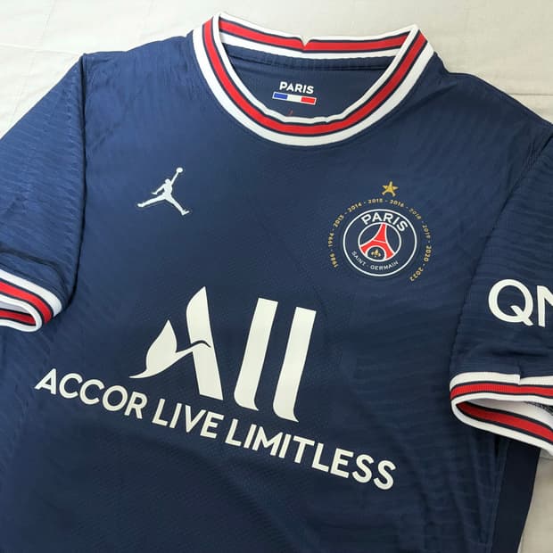 21/22 PSG 파리 생제르망 홈 어센틱 유니폼