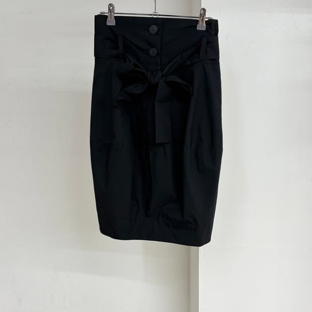비비안 웨스트우드 앵글로매니아 블랙 2b 미디 스커트