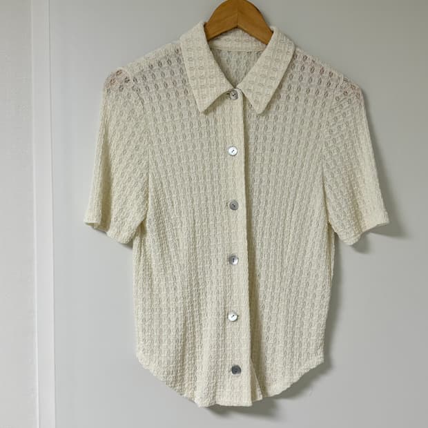 빈티지 카라 셔츠