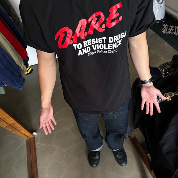 D.A.R.E. 캠페인 프린팅 티셔츠