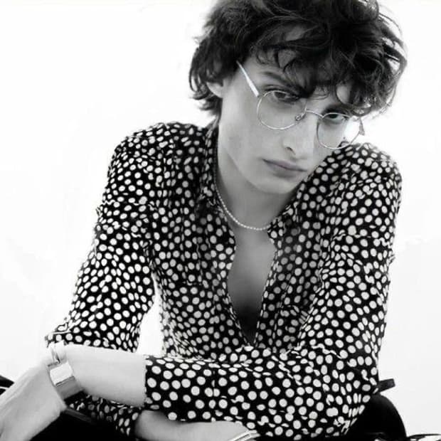 생로랑 fall 22 도트 셔츠