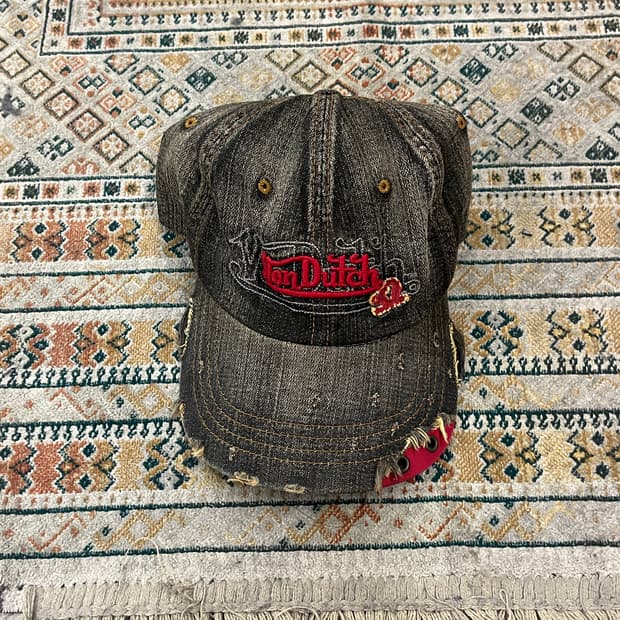 본더치 데미지 흑청 데님 볼캡 모자 #csz2783