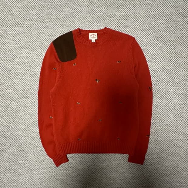 BROOKS BROTHERS mallard knit sweater