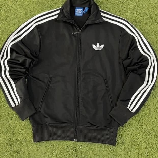 아디다스 파이어버드 블랙 검정 트랙탑 져지집업 90/S