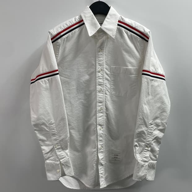 톰브라운 삼선 암밴드 옥스포드 셔츠 (on.722)