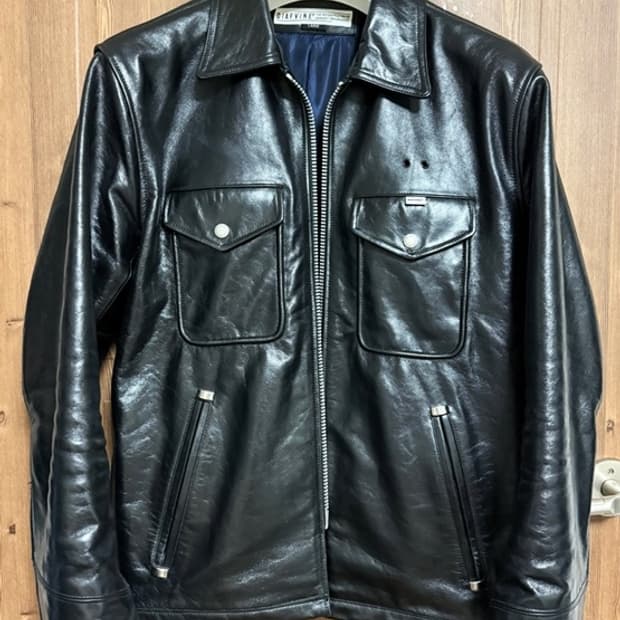 디아프바인 650 폴리스 레더자켓 판매합니다. [L]