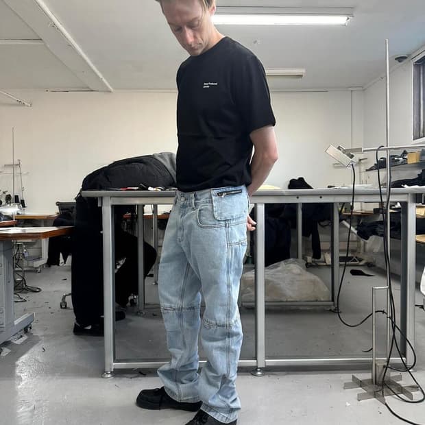 MPa BAG PANTS (STEEL BLUE) M size