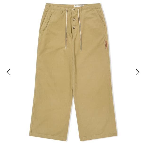 더뮤지엄비지터 워크 팬츠 베이지 L 26ss